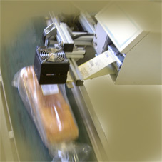 M2000TT blow applicator with Intermec printer